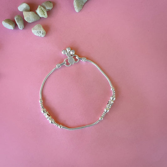 Payal(anklets) with Cylindrical design