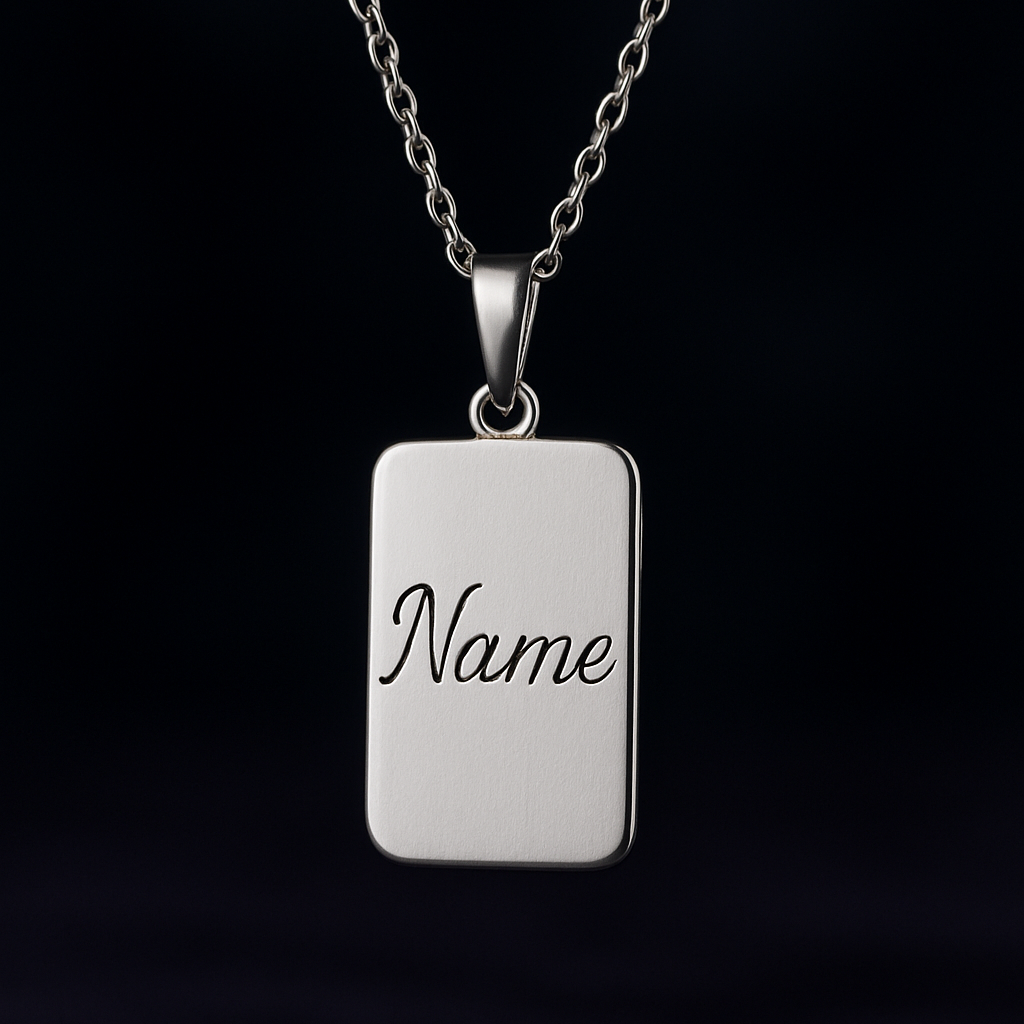 925 Silver Personalized Pendant