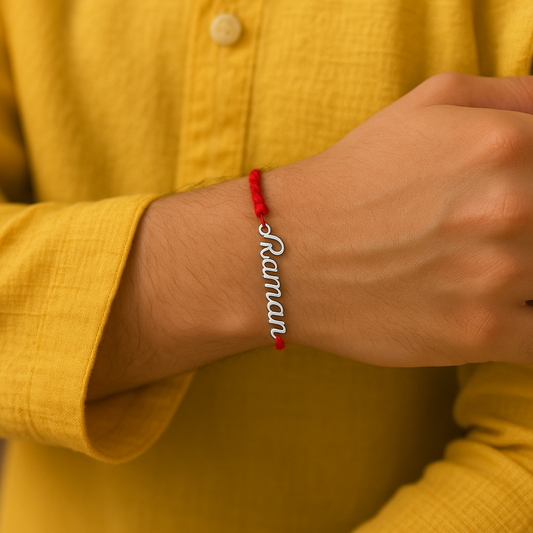 Customized Rakhi - 925 Silver