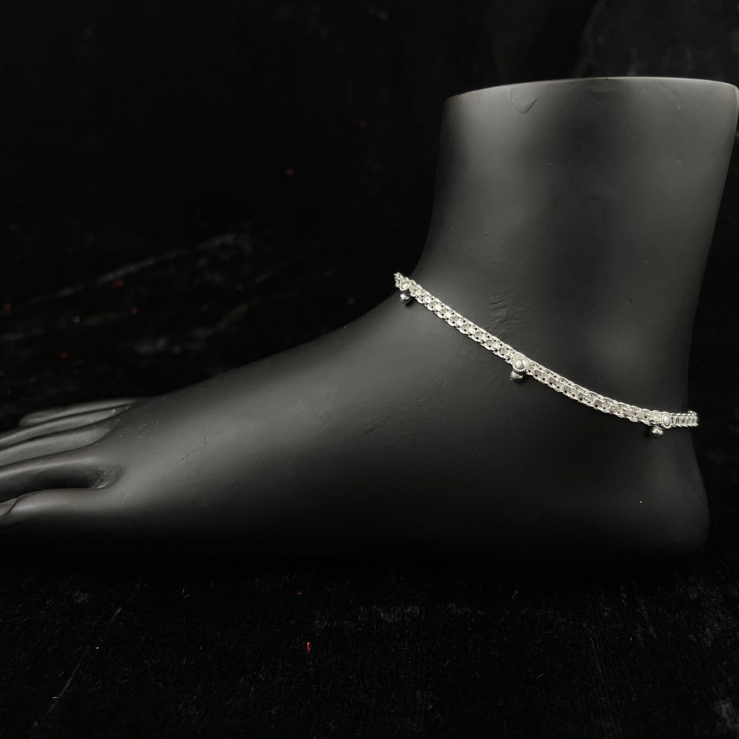 Classic Silver Bead Payal(Anklet) – Minimal & Timeless