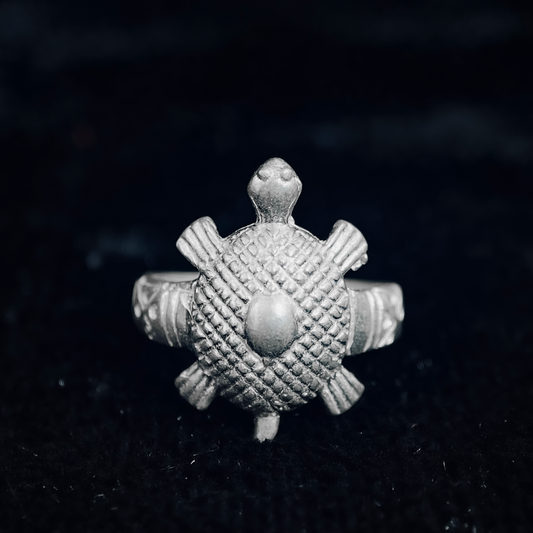 Tortoise Ring With Beautiful Little Bump Design