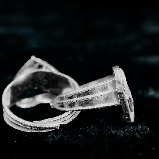 Elegant Adjustable Silver Toe Ring
