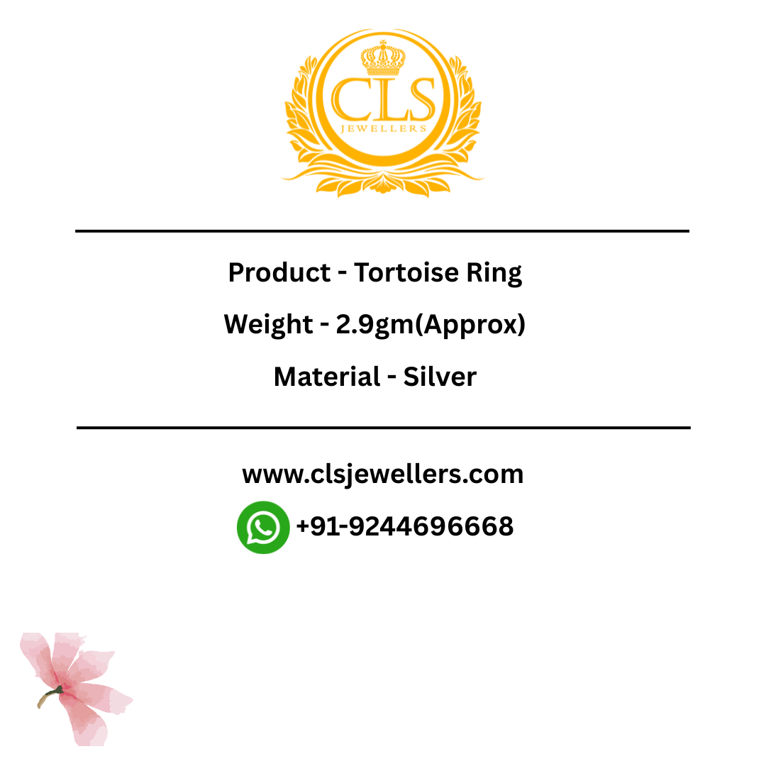 Tortoise Ring With Beautiful Little Bump Design