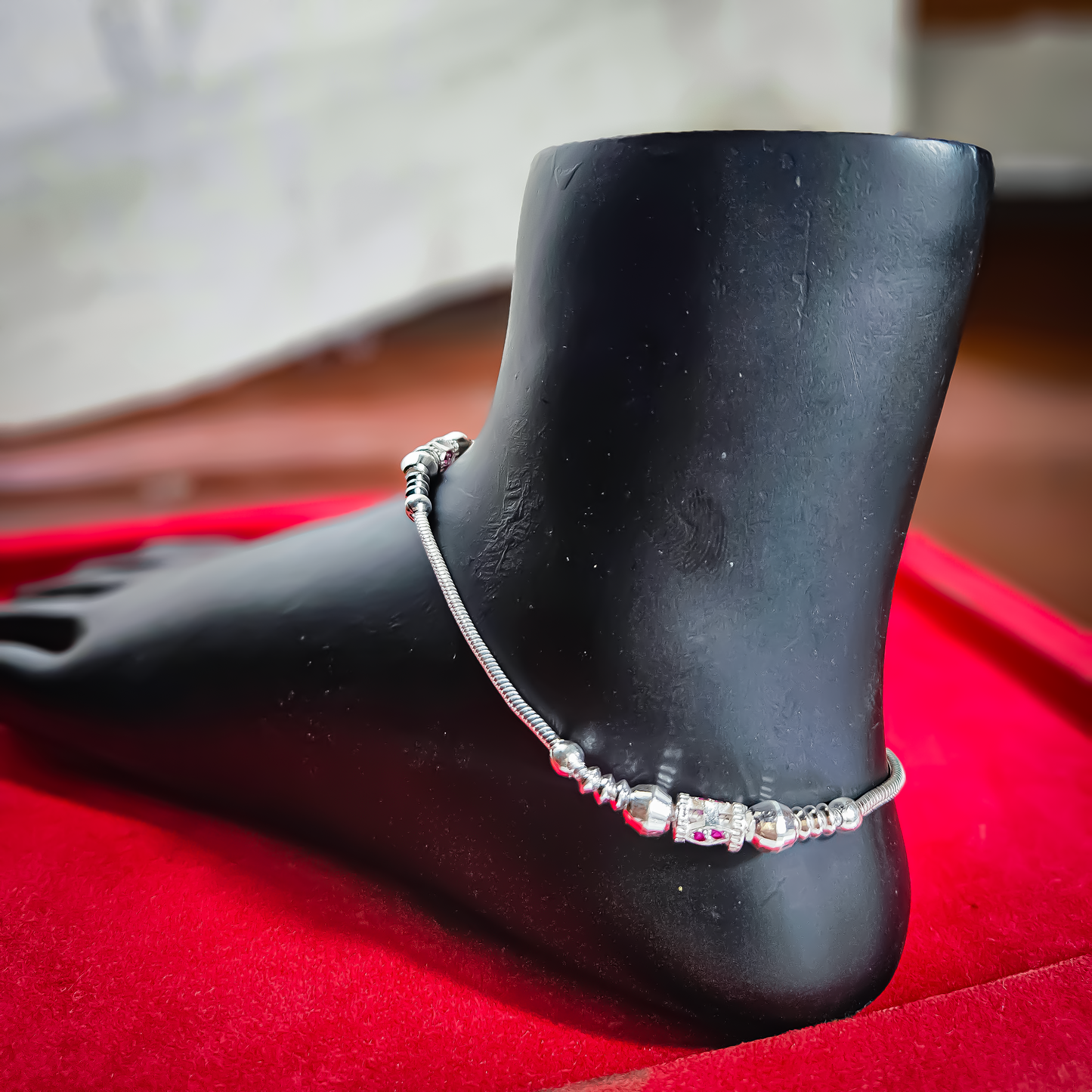 Payal(anklets) with Cylindrical design(650)