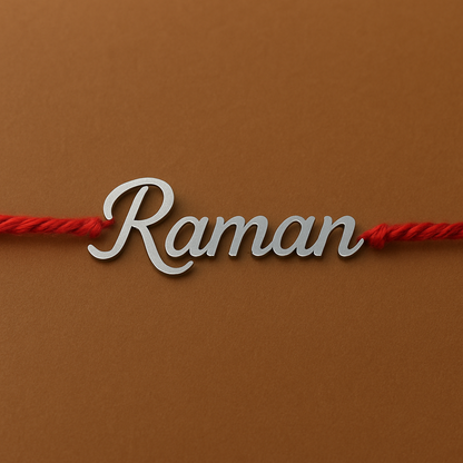 Customized Rakhi - 925 Silver