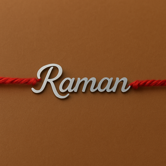 Customized Rakhi - 925 Silver