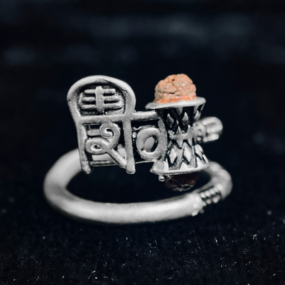 Mahadev Trishul Ring for Men