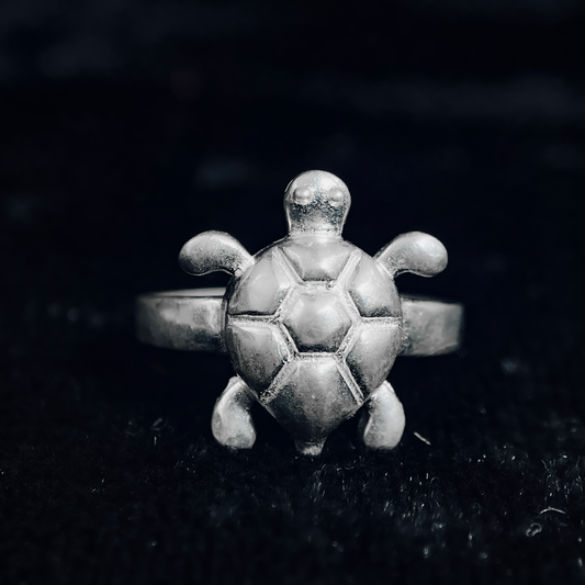 Tortoise Ring With Shell Design For Men And Women