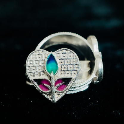 Elegant Adjustable Silver Toe Ring