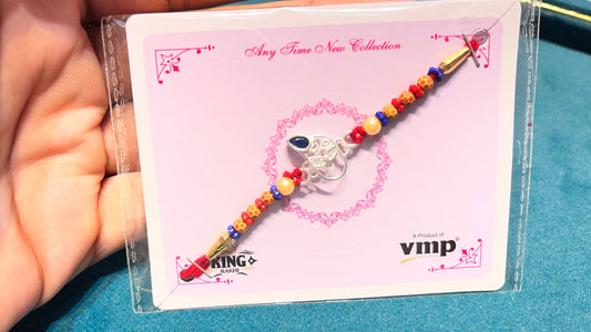 Sawaliya Seth Silver Rakhi – A Timeless Bond of Love & Protection